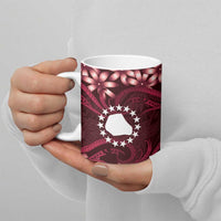 Personalised Cook Islands Mangaia Ceramic Mug Tiare Maori Polynesian Waves Tattoo LT14 - Polynesian Pride
