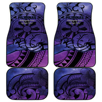 Philippines Father's Day Car Mats Polynesian Tattoo Galaxy Vibes LT14 - Polynesian Pride