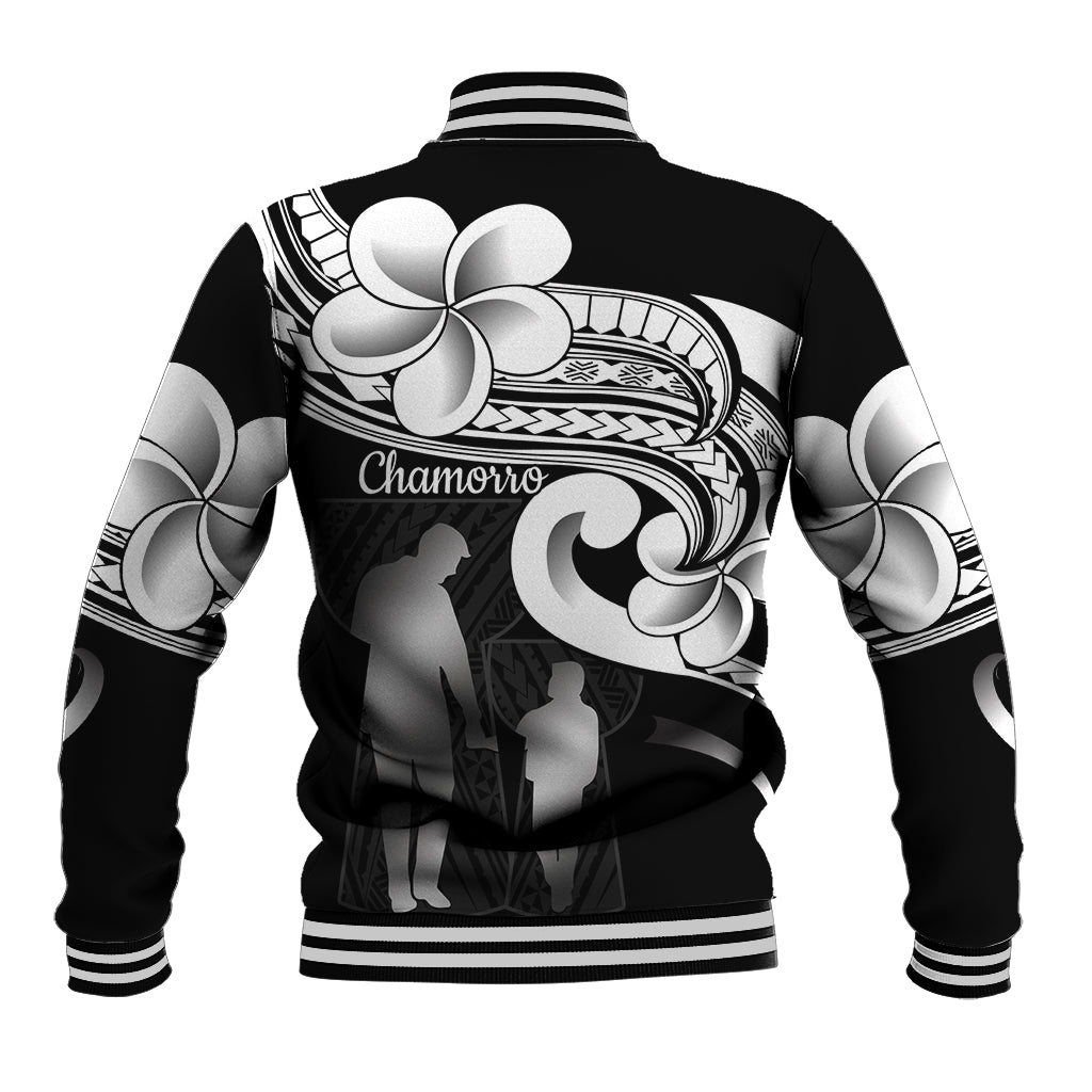 Guam Father's Day Baseball Jacket Chamorro Latte Stone Polynesian Pattern LT14 - Polynesian Pride