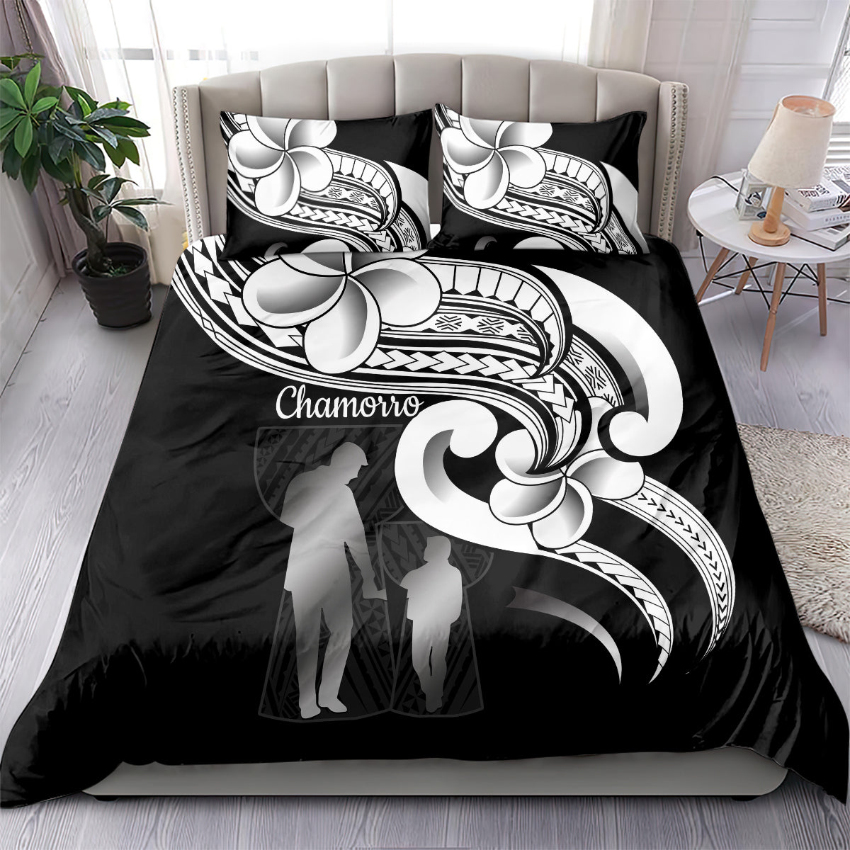 Guam Father's Day Bedding Set Chamorro Latte Stone Polynesian Pattern LT14 - Polynesian Pride