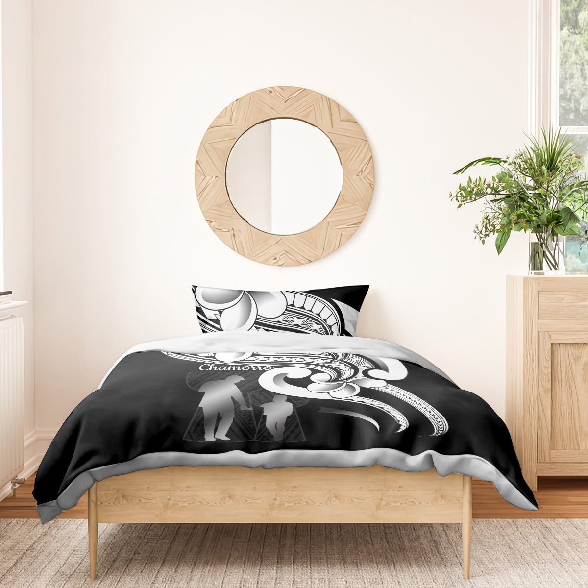 Guam Father's Day Bedding Set Chamorro Latte Stone Polynesian Pattern LT14 - Polynesian Pride