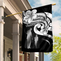 Guam Father's Day Garden Flag Chamorro Latte Stone Polynesian Pattern LT14 House Flag Black - Polynesian Pride