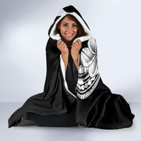 Guam Father's Day Hooded Blanket Chamorro Latte Stone Polynesian Pattern LT14 - Polynesian Pride
