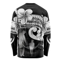 Guam Father's Day Long Sleeve Shirt Chamorro Latte Stone Polynesian Pattern LT14 - Polynesian Pride