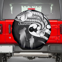 Guam Father's Day Spare Tire Cover Chamorro Latte Stone Polynesian Pattern LT14 - Polynesian Pride