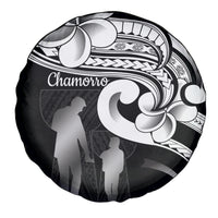 Guam Father's Day Spare Tire Cover Chamorro Latte Stone Polynesian Pattern LT14 - Polynesian Pride