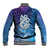 New Zealand Matariki Baseball Jacket Aotearoa Maori New Year Manaia Galaxy Vibes