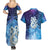 New Zealand Matariki Couples Matching Summer Maxi Dress and Hawaiian Shirt Aotearoa Maori New Year Manaia Galaxy Vibes