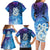 New Zealand Matariki Family Matching Long Sleeve Bodycon Dress and Hawaiian Shirt Aotearoa Maori New Year Manaia Galaxy Vibes