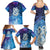 New Zealand Matariki Family Matching Summer Maxi Dress and Hawaiian Shirt Aotearoa Maori New Year Manaia Galaxy Vibes