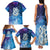 New Zealand Matariki Family Matching Tank Maxi Dress and Hawaiian Shirt Aotearoa Maori New Year Manaia Galaxy Vibes