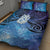 New Zealand Matariki Quilt Bed Set Aotearoa Maori New Year Manaia Galaxy Vibes