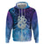 New Zealand Matariki Zip Hoodie Aotearoa Maori New Year Manaia Galaxy Vibes