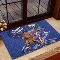 Samoa Independence Day Rubber Doormat 1962 Proud Samoan Warrior LT14 - Polynesian Pride