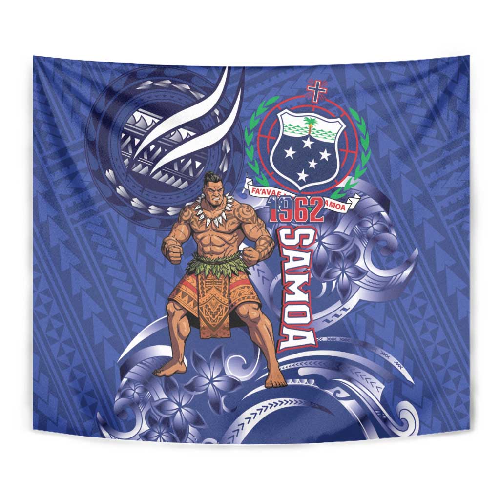 Samoa Independence Day Tapestry 1962 Proud Samoan Warrior LT14 - Polynesian Pride