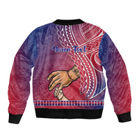 Personalised Father Day Guam Bomber Jacket I Love You Dad Guaman Latte Stone LT14 - Polynesian Pride