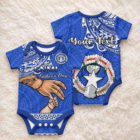 Personalised Father Day Northern Mariana Islands Baby Onesie CNMI I Love You Dad LT14 - Polynesian Pride