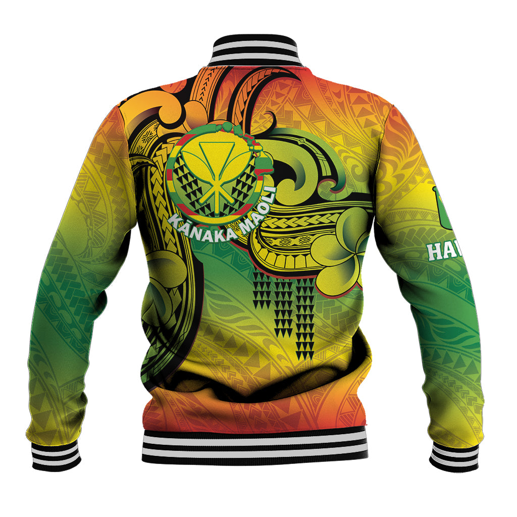 Hawaii Flag Day Baseball Jacket Kanaka Maoli With Kakau Polynesian Pattern LT14 - Polynesian Pride