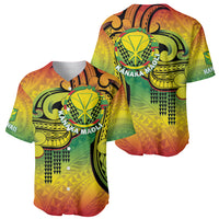 Hawaii Flag Day Baseball Jersey Kanaka Maoli With Kakau Polynesian Pattern LT14 - Polynesian Pride
