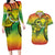 Hawaii Flag Day Couples Matching Long Sleeve Bodycon Dress and Hawaiian Shirt Kanaka Maoli With Kakau Polynesian Pattern LT14