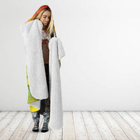 Hawaii Flag Day Hooded Blanket Kanaka Maoli With Kakau Polynesian Pattern LT14 - Polynesian Pride