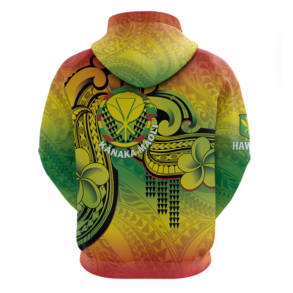 Hawaii Flag Day Hoodie Kanaka Maoli With Kakau Polynesian Pattern LT14 - Polynesian Pride