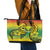 Hawaii Flag Day Leather Tote Bag Kanaka Maoli With Kakau Polynesian Pattern