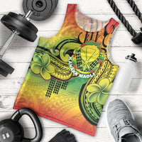 Hawaii Flag Day Men Tank Top Kanaka Maoli With Kakau Polynesian Pattern LT14 - Polynesian Pride