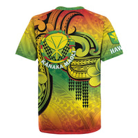 Hawaii Flag Day Rugby Jersey Kanaka Maoli With Kakau Polynesian Pattern LT14 - Polynesian Pride