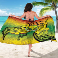 Hawaii Flag Day Sarong Kanaka Maoli With Kakau Polynesian Pattern LT14 - Polynesian Pride
