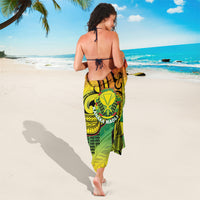 Hawaii Flag Day Sarong Kanaka Maoli With Kakau Polynesian Pattern LT14 - Polynesian Pride
