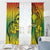 Hawaii Flag Day Window Curtain Kanaka Maoli With Kakau Polynesian Pattern