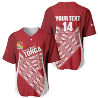 Tonga Rugby Custom Baseball Jersey Go ʻIkale Tahi Go Tongan Tapa Cloth LT14 - Polynesian Pride