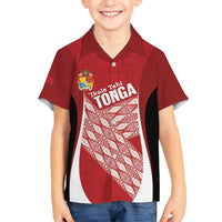 Tonga Rugby Custom Hawaiian Shirt Go ʻIkale Tahi Go Tongan Tapa Cloth LT14 - Polynesian Pride