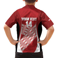Tonga Rugby Custom Hawaiian Shirt Go ʻIkale Tahi Go Tongan Tapa Cloth LT14 - Polynesian Pride