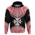 Custom 29 July Wallis and Futuna Territory Day Hoodie Polynesian Tribal Pattern LT14 Zip Hoodie Red - Polynesian Pride