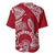 Polynesian Pride Hawaii Baseball Jersey Hawaiian Tribal Honu Red Version LT14 - Polynesian Pride