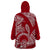 Polynesian Pride Hawaii Wearable Blanket Hoodie Hawaiian Tribal Honu Red Version LT14 - Polynesian Pride