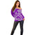 Polynesian Pride Hawaii Off Shoulder Sweater Hawaiian Tribal Honu Purple Version LT14 - Polynesian Pride