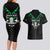 Personalised Aotearoa Rugby Couples Matching Long Sleeve Bodycon Dress and Hawaiian Shirt New Zealand Maori Kete Matauranga Pattern