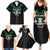Personalised Aotearoa Rugby Family Matching Summer Maxi Dress and Hawaiian Shirt New Zealand Maori Kete Matauranga Pattern