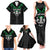 Personalised Aotearoa Rugby Family Matching Tank Maxi Dress and Hawaiian Shirt New Zealand Maori Kete Matauranga Pattern