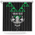 Personalised Aotearoa Rugby Shower Curtain New Zealand Maori Kete Matauranga Pattern