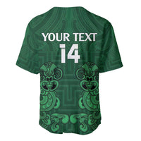 Custom Aotearoa Rugby Baseball Jersey New Zealand Maori Kete Poutama Pattern LT14 - Polynesian Pride