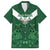 Custom Aotearoa Rugby Family Matching Short Sleeve Bodycon Dress and Hawaiian Shirt New Zealand Maori Kete Poutama Pattern