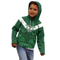 Custom Aotearoa Rugby Kid Hoodie New Zealand Maori Kete Poutama Pattern LT14 - Polynesian Pride