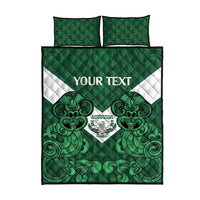 Custom Aotearoa Rugby Quilt Bed Set New Zealand Maori Kete Poutama Pattern LT14 - Polynesian Pride