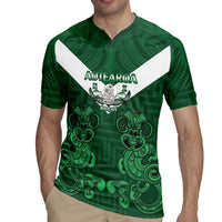Custom Aotearoa Rugby Rugby Jersey New Zealand Maori Kete Poutama Pattern LT14 - Polynesian Pride