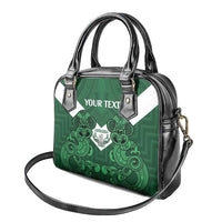 Custom Aotearoa Rugby Shoulder Handbag New Zealand Maori Kete Poutama Pattern LT14 - Polynesian Pride