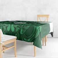 Custom Aotearoa Rugby Tablecloth New Zealand Maori Kete Poutama Pattern LT14 - Polynesian Pride